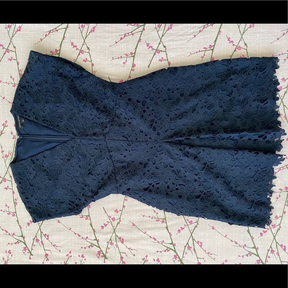 BANANA REPUBLIC Navy lace dress